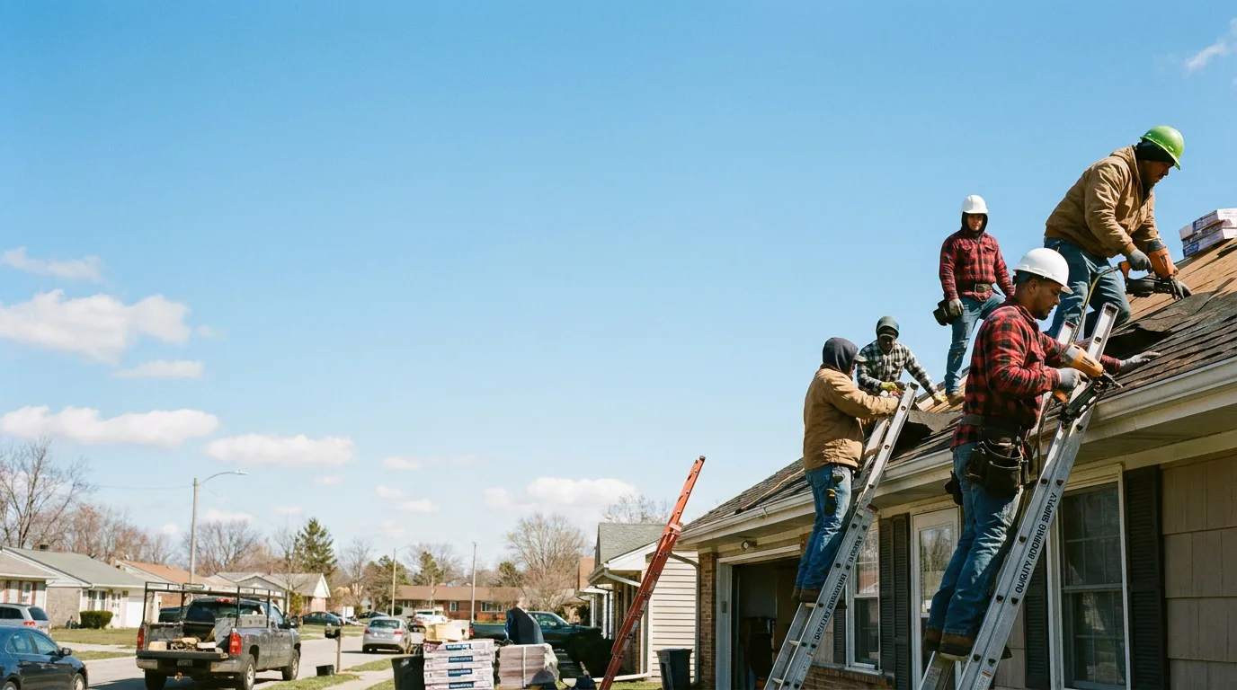 Roofing in Brutus, MI near me